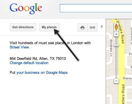 mis lugares google maps
