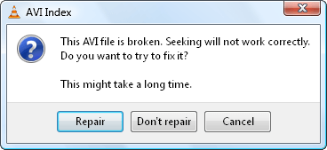 VLC cant play