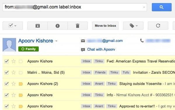 mover correos electrónicos de gmail