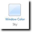 Seleccionar la configuración de color de la ventana