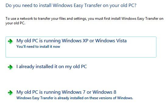 transferencia de windows 7