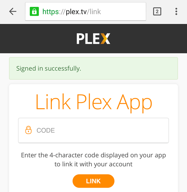 link plex app