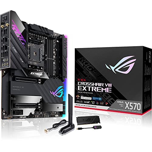 ASUS ROG Crosshair VIII Extreme AMD AM4 X570/X570S EATX Gaming Placa base