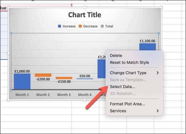 Cómo crear un gráfico en cascada en Microsoft Excel imagen 4