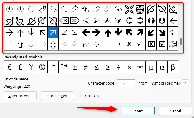 Cómo insertar flechas en documentos de Microsoft Word imagen 8