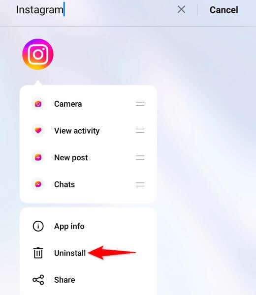 Cómo eliminar y reinstalar Instagram en tu teléfono imagen