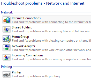 Solucionador de problemas de red