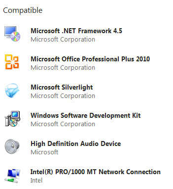 software compatible
