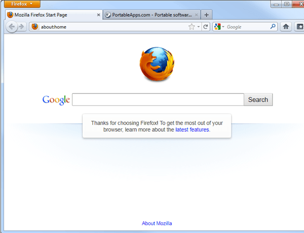 Firefox portátil